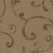 Threadmade Home Mia Jacquard Scroll Blackout Window Curtain, Taupe - 52"W x 95"L